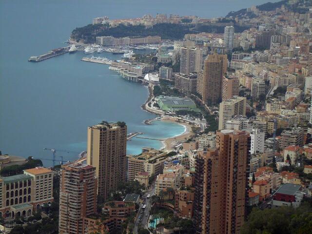 Blick auf Monaco