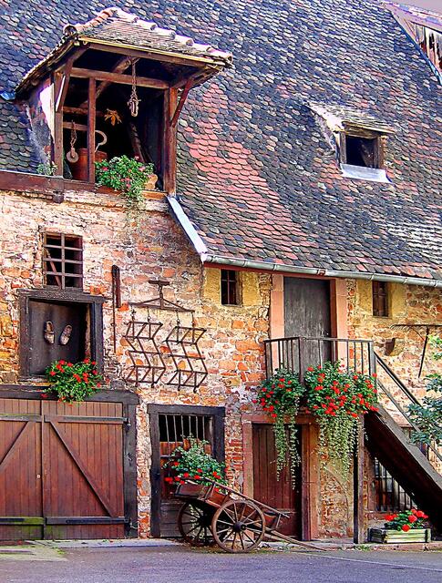 Hinterhof in Colmar