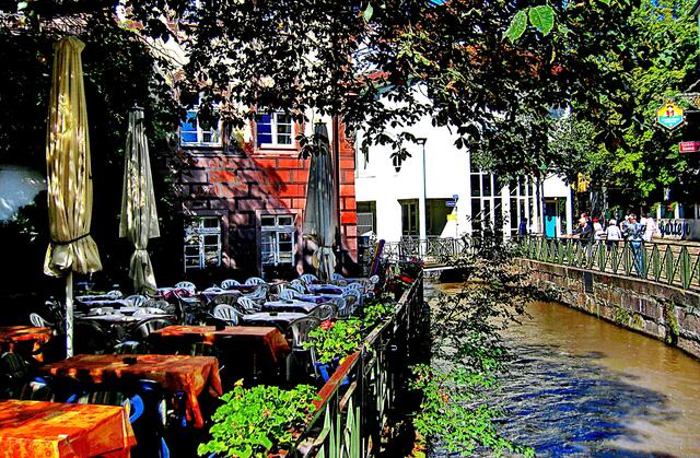 Die Insel, mit Gewerbekanal