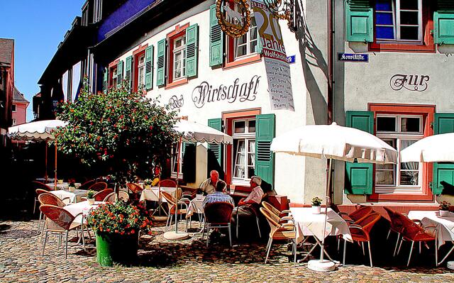 Eins der vielen gemütlichen Gasthöfe in der Altstadt