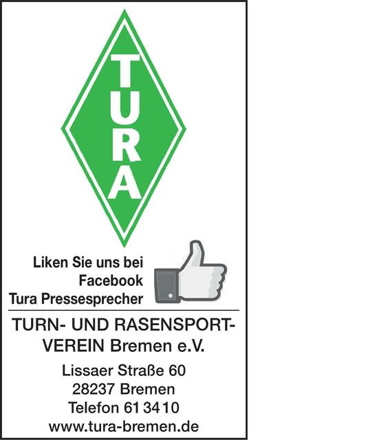 Gefällt mir: Tura Bremen, der moderne Sportverein mit großer Tradition im Bremer Westen.
