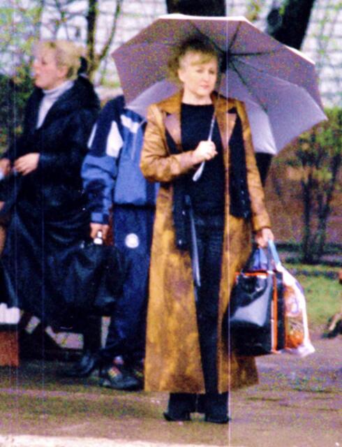 Regen und russische Mode in Saratov