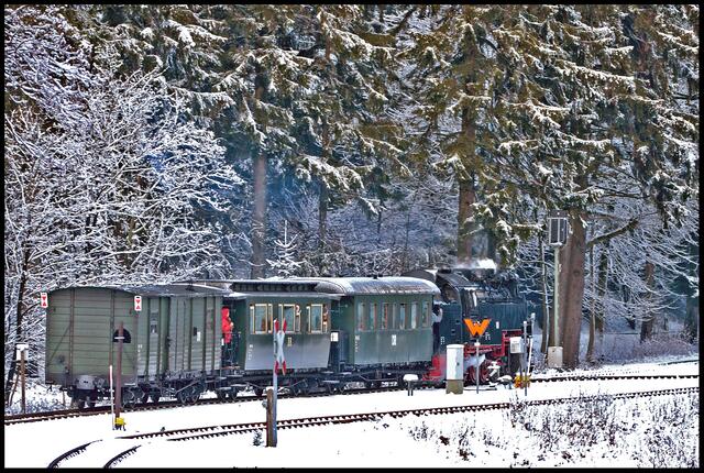 99 7238-1 auf dem Weg zum Bahnhof Drei-Annen-Hohne