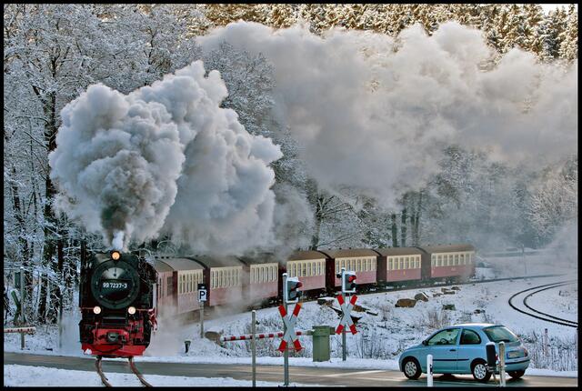 99 7237-3 auf dem Weg zum Brocken
