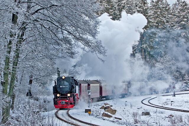 99 7241-5 auf dem Weg zum Brocken