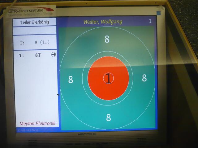 So sieht ein super, guter Treffer aus.