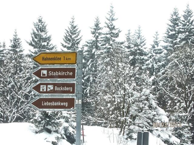Ich hätte mir lieber erst die Stabkirche angesehen, aber Haps wollte Skifahren, also ab zum Bocksberg