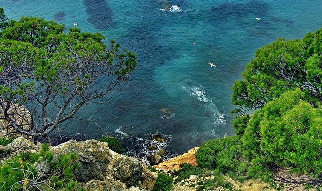 Sommergefühle auf Mallorca, Blick vom Galazzo aufs Meer.