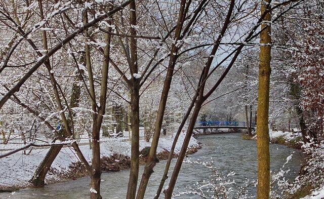Noch Winter im Kurpark von  Bad Krozingen