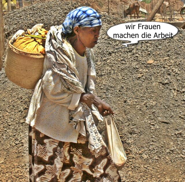 und die Männer palavern...