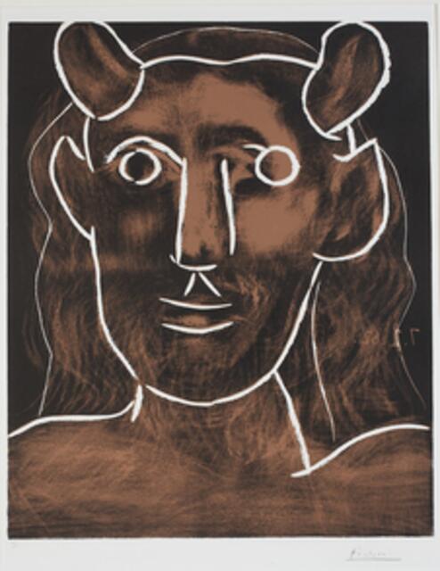Picassos Faunkopf aus dem Jahre 1962