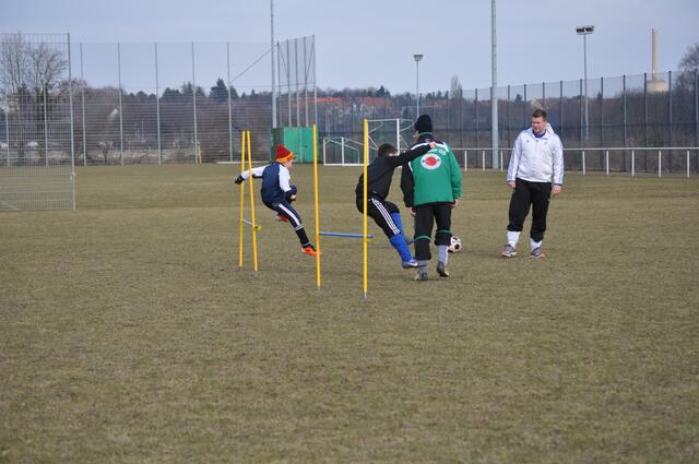 auch die Landung synchron.