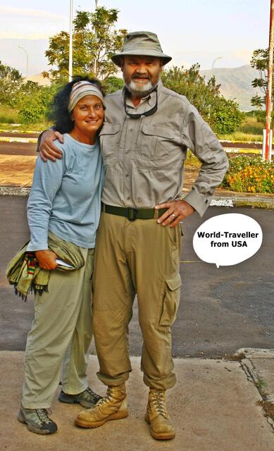 Weltreisende in Arba-Minch/Ethiopien