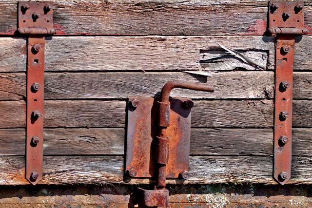 Details alter Wagons.