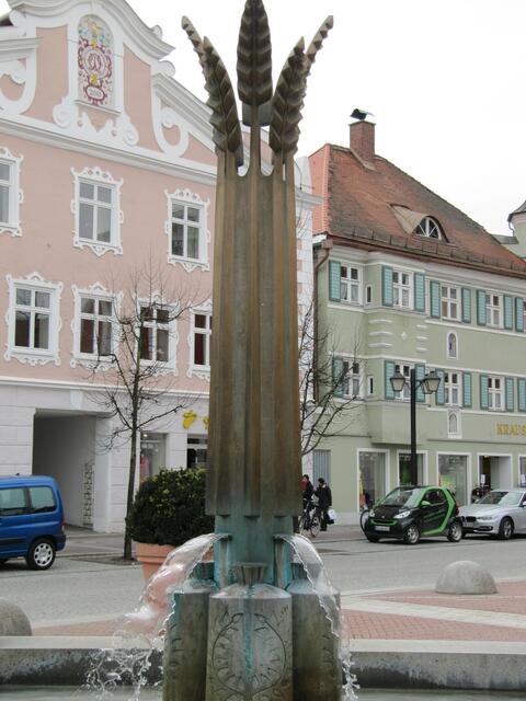 Brunnen am Marktplatz.