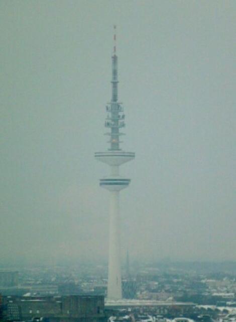 Der Fernsehturm - früher gab es oben ein Drehrestaurant - jetzt leider nicht mehr bewirtschaftet.