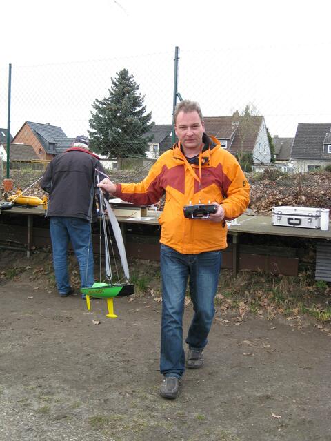 Ein Modell der "Micro Magic"-Klasse von Stefan Foss.