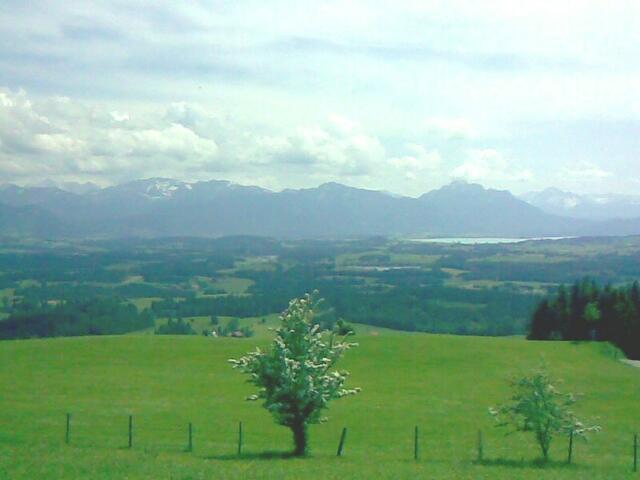 Aussicht auf Südplateau in Richtung Alpen