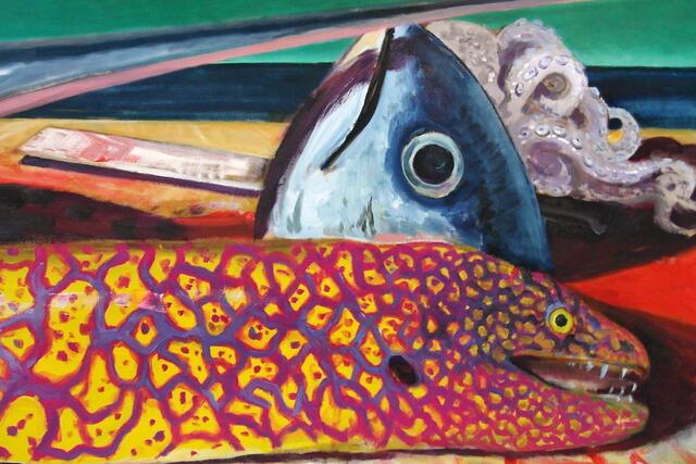 "Matanza", 2012, 110 x 250 cm, Bildausschnitt