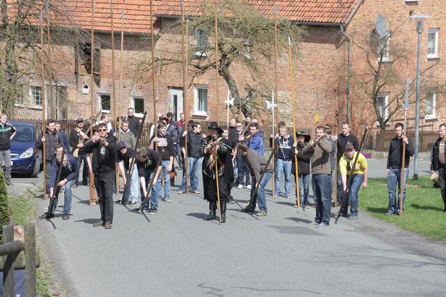 Nach dem Rückzug der zweite Angriff.