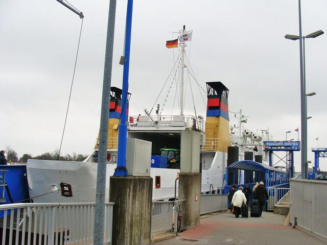 Wir gehen an Bord