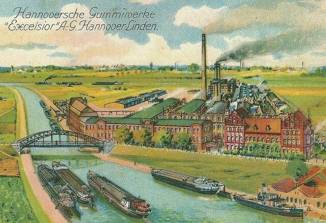 noch einmal Blick auf das Werksgelände, nach 1912, vor 1916.