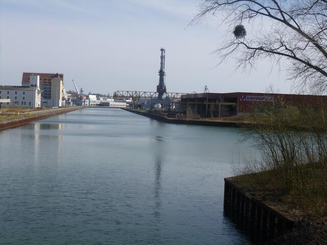 Blick zum "Lindener Hafen".