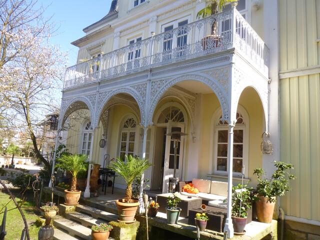 Diesen Balkon rettete Besitzer Horst Meisborn