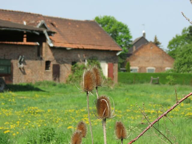 abgerissen und bebaut.