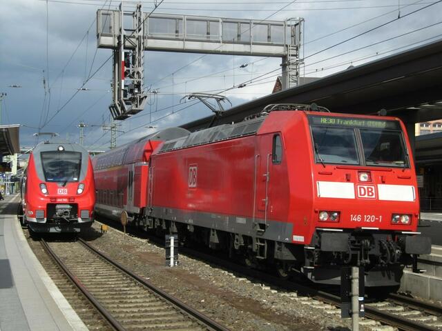 Erste Einsätze als RegionalBahn zwischen Gießen und Hanau (Gießen, 12.04.)