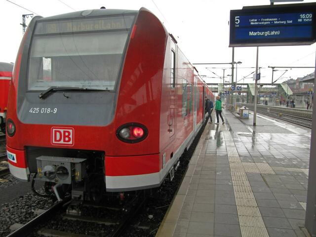 RB nach Marburg in Gießen (26.04.)