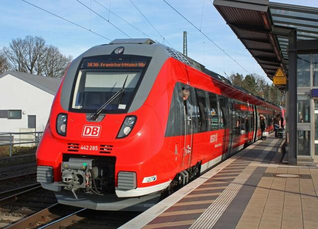 Verspäteter Mittelhessen-Express am 14.04.