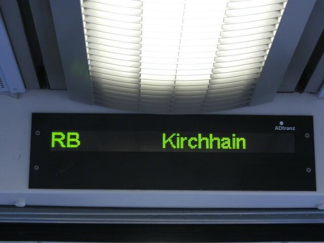 Fahrtziel Kirchhain im ET 425