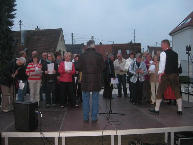 Auch der Liederkranz  sang.....