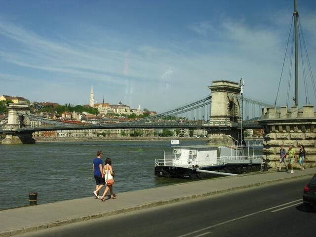 Kettenbrücke in Budapest.