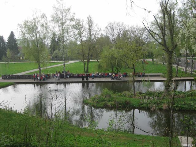 Der Schlossweiher von "oben" aus gesehen