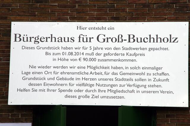 Sogar ein Bürgerhaus wird entstehen ...