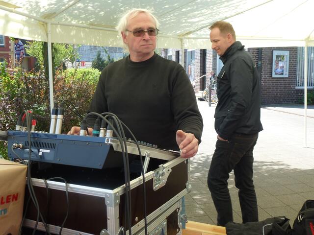Am Mischpult: unser Micha
