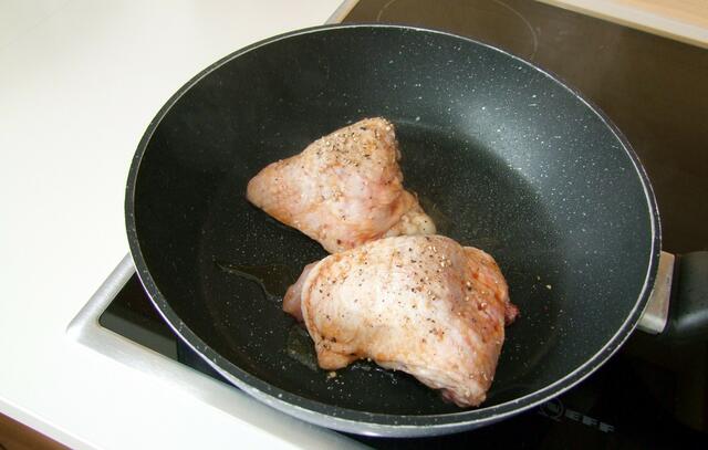 Fleisch und Fisch gut anbraten ...