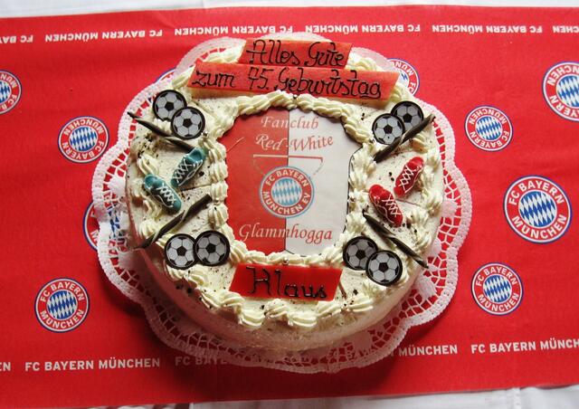 Die Geburtstagstorte vom Fanclub