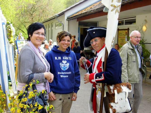 v.l. Pfarrerin Elke Carl, Kristina Jäkel und Harald Reyher