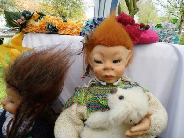 Ausstellungsstücke von der Puppenmacherin