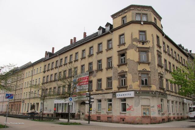 Die Häuser am Brühl verfallen.