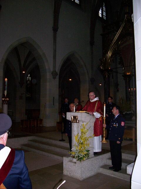 Feuerwehrseelsorger Br. Kornelius Wagner OSB