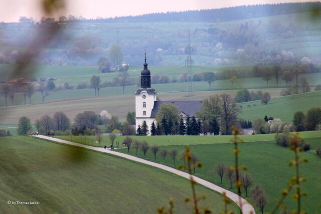 Die Kirche von Mildenau.