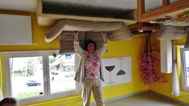 Das "Verrückte,krumme,schiefe Haus" in Nova Eventis - am 11.5.2013 !