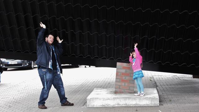 Das "Verrückte,krumme,schiefe Haus" in Nova Eventis - am 11.5.2013 !