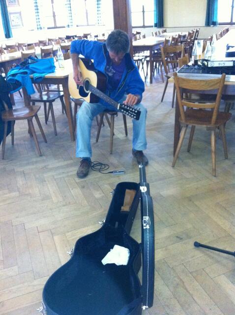 Ein bisserl unplugged Musik zum Entspannen vor dem Konzert