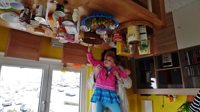 Das "Verrückte,krumme,schiefe Haus" in Nova Eventis - am 11.5.2013 !