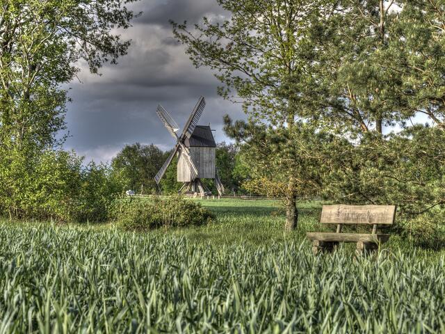 Abendstimmung an der Mühle in wettmar